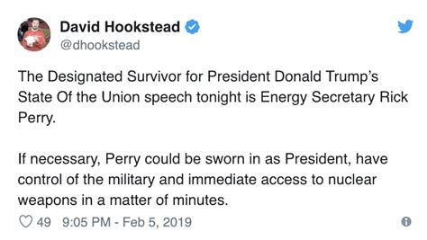 Tonights ‘designated Survivor Is Energy Secretary Rick Perry Chicks