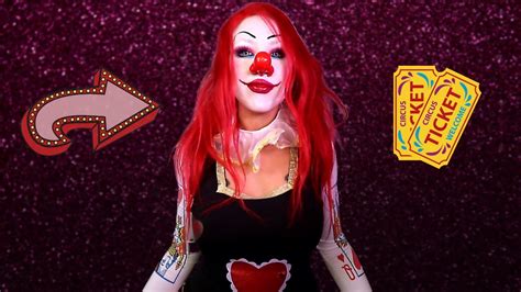 serve the circus circus clown roleplay cosplay asmr youtube