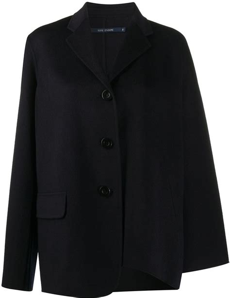 Sofie Dhoore Oversized Single Breasted Coat Shopstyle