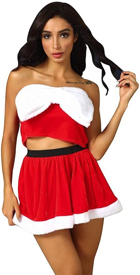 Wtouhe Christmas Lingerie For Women Plus Size Sale Comfy Sexy Novelty