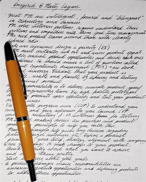 Summarizing A Book And Practicing My Handwriting Fountainpens