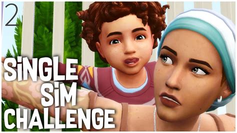 Lets Play The Sims 4 Single Sim Challenge Part 2 Youtube