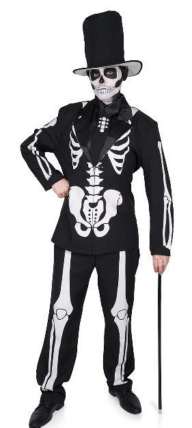 Adult Day Of The Dead Skeleton Suit