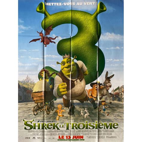 Shrek The Third French Movie Poster 47x63 In 2007