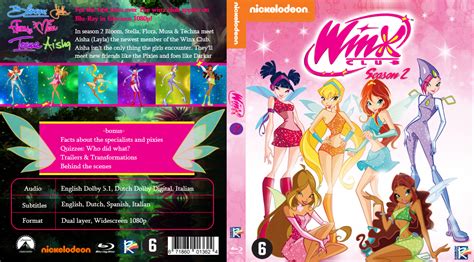 Winx Club Season 2 Blu Ray Cover En By Covercollector On Deviantart