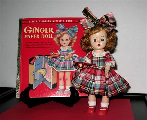 Ginger Doll With Ginger Paper Doll Book Cute Dolls Tammy Doll Dollhouse Dolls