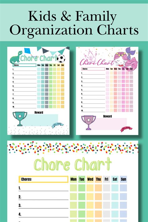 Chore Chart Printable For Girls Kids Chores Chore Chart By Etsy
