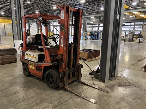 Toyota 5000lbs Forklift Model Number 42 4fgc25