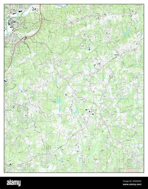 Map Of Canton Georgia Hi Res Stock Photography And Images Alamy