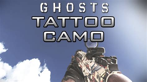 Call Of Duty Ghosts Tattoo Camo On All Weapons Cod Ghost Youtube