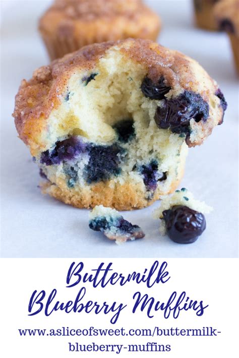 Buttermilk Blueberry Muffins Buttermilk