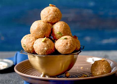 This had to be easily one of the fastest photos i have ever taken!! Sonth Ke Ladoo Recipe by Archana's Kitchen