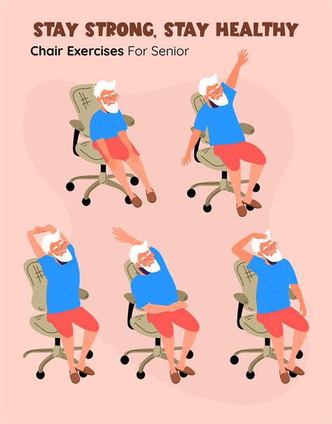 Senior Citizen Printable Chair Exercises For Elderly With Pi