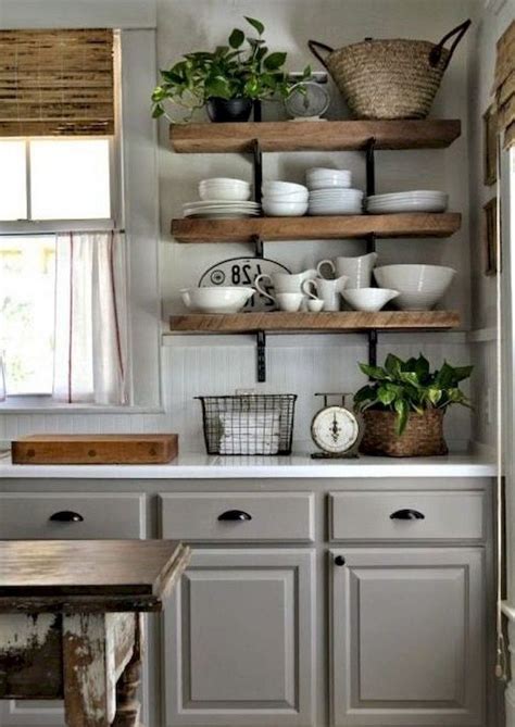 Farmhouse kitchen cabinet ideas that will help transform your kitchen into the place you've been craving for another example of a farmhouse style with a modern twist, this kitchen is both beautiful and simple white cabinets and clean silver hardware work well alongside wooden countertops and. 49+ AMAZING FARMHOUSE KITCHEN CABINET DESIGN IDEAS ...
