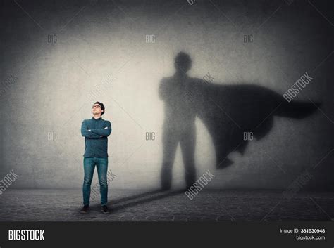 Brave Man Keeps Arms Image And Photo Free Trial Bigstock