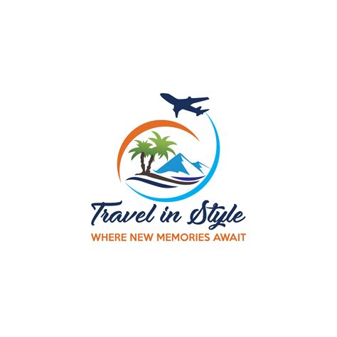Illussion Vector Travel Agency Logo Ideas