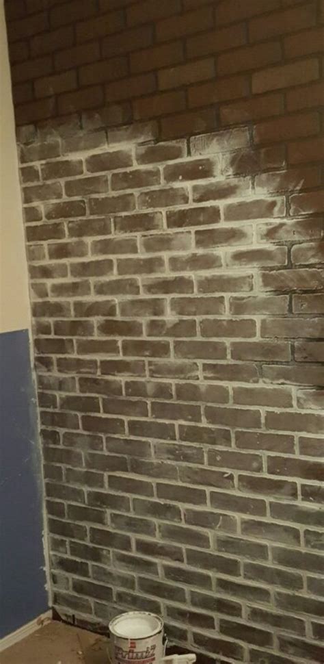 How To Faux Brick Wall Diy Projects For Everyone