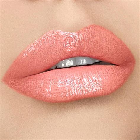 peach pink shiny lip gloss #Lipcolors | Lip colors, Pink ...