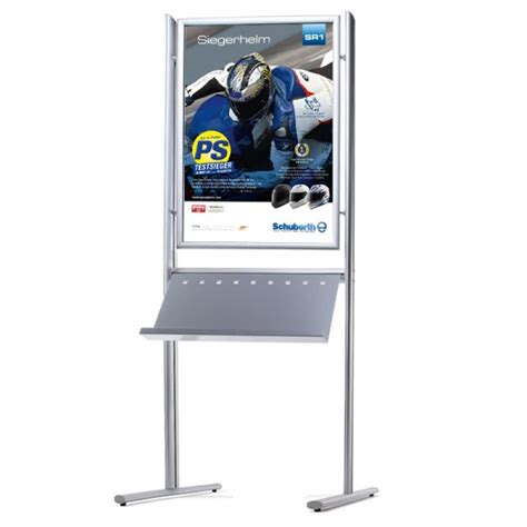 A company representative hid mail and a contact phone number. Infoständer: Ellipse-Kombi - ALDISPLAYS.