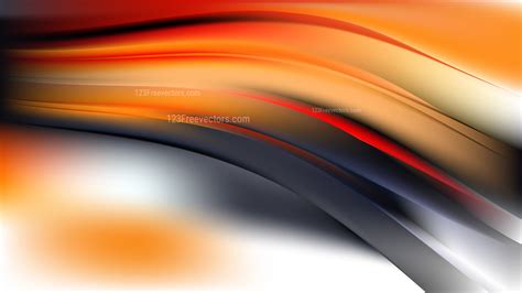 Abstract Orange Black And White Background