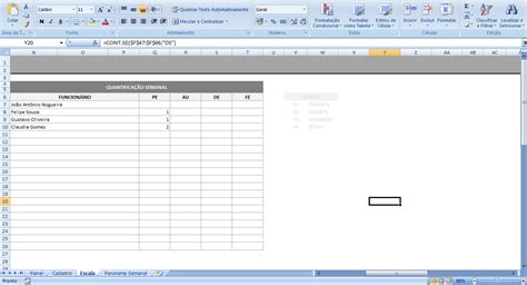 Usando O Excel Para Montar Uma Planilha De Escala De Trabalho Blog