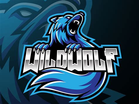 Wild Wolf Mascot Logo Design Hayvan Logosu Logo Tasarımı
