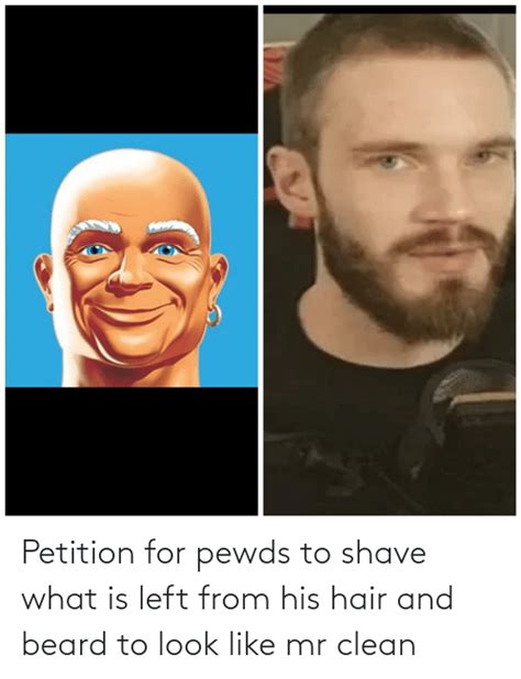 Petition For Pewds To Shave What Is Left From His Hair And Beard To