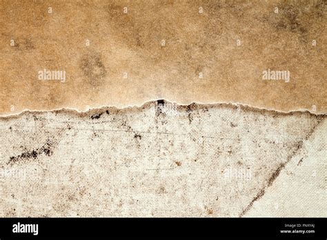 Old Paper And Dirty Canvas Perfect Background With Copy Space Stock