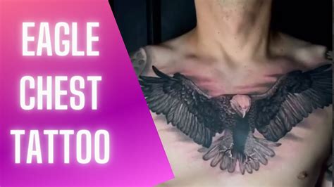 Jaw Dropping Ink Masterpiece Of An Eagle Chest Tattoo Youtube