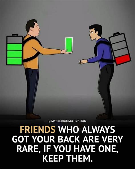 Two Men Shaking Hands With The Caption Friends Who Always Got Your Back Are Very Rare If You