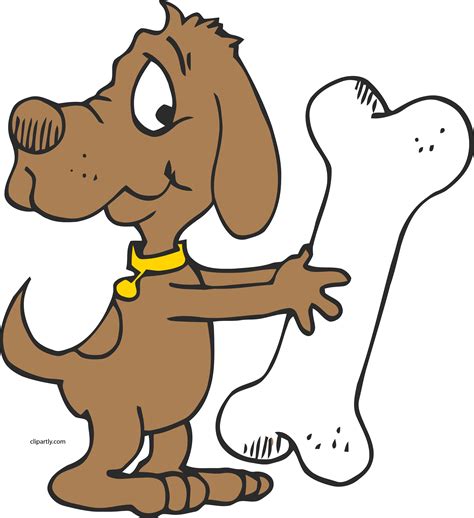 Transparent Dog Bone Clipart Dog With A Bone Clipart Png Download