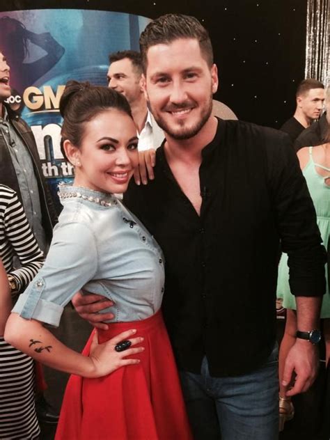 Val And His Dwts19 Partner Janel Parrish On Gma 040914 Val