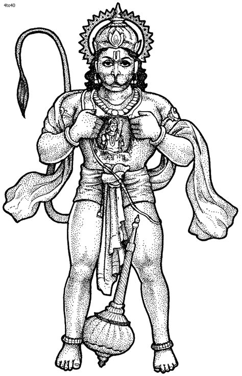 Hanuman Drawing Skill