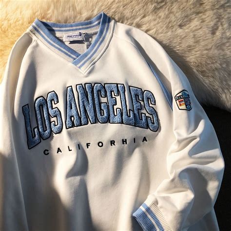 Los Angeles Sweatshirt Aesthetic Clothing