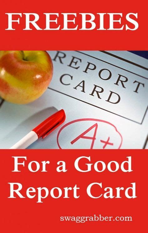 freebies for a good report card school report card cards good grades