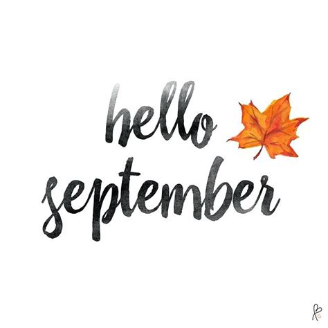 Hello September + the push you didn't know you needed | sarafinasaid