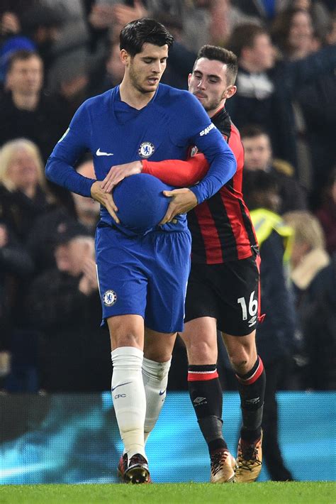 Alvaro morata of chelsea celebrates after scoring during the premier league match between southampton fc and chelsea fc at st mary's stadium on october 7, 2018 in southampton, united. Morata to miss Everton match after dedicating goal to his ...