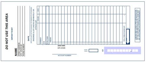 The deposit slip shown above is another type of bank deposit slip which is more convenient and you have less possibilities of making entry errors because those types of deposit slips are already personalized and they already have your bank account. 5 Bank Deposit Slip Templates - Excel xlts