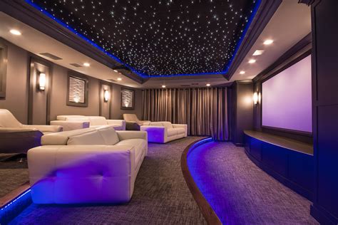 Nguyen Theater Room Contemporary Home Theater Atlanta By