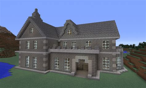 Minecraft Stone Brick House Designs