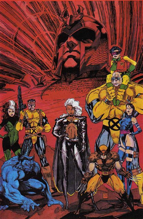 X Men By Jim Lee Marvel Comics Art X Men X Men Wallpaper
