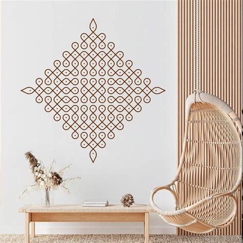 Kolam Wall Sticker Wall Decal Decor For Home Studio Etsy Wall