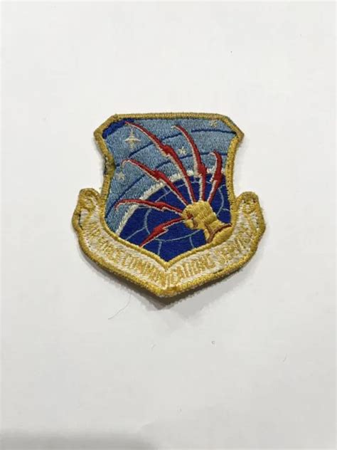 Vintage Air Force Communications 3” Us Military Uniform Patch 1199