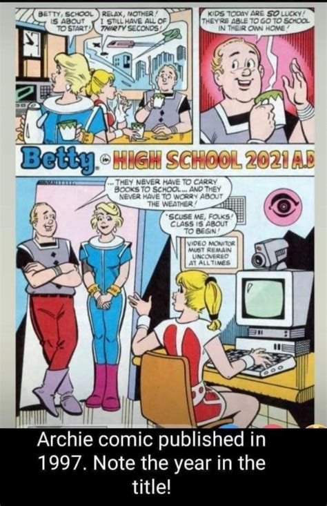 Archie Comic Publish In 1997 But