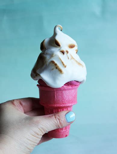 Ice Cream Bar Baked Alaska Ice Cream Cones For Two Laptrinhx