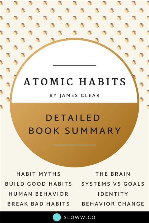 Detailed Book Summary Of Atomic Habits By James Clear Sloww Deep