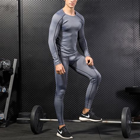 Mens Compression Sports Workout Shirts Pants Gym Clothes Base Layers Skin Tights Ebay