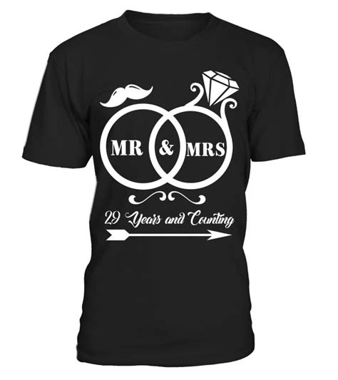 Maybe you would like to learn more about one of these? T-Shirt for Wife & Husband. 29th Wedding Anniversary Gift ...