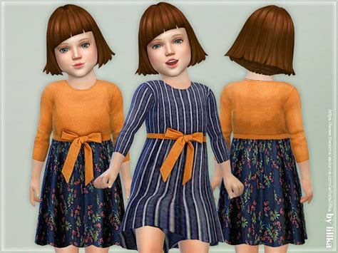 Sims 4 Toddler Dress Cc