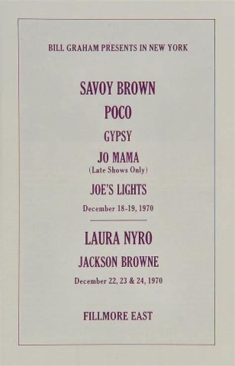 Laura Nyro Concert And Tour History Concert Archives